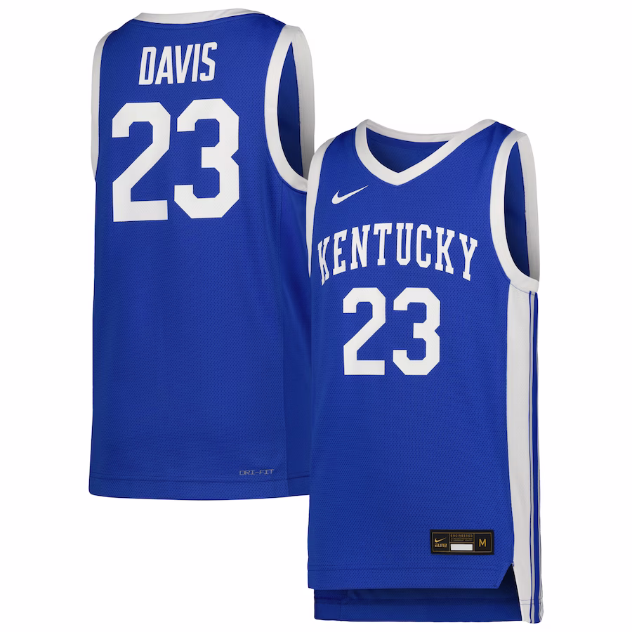 #23 Kentucky Wildcats Nike Youth Icon Replica Basketball Jersey - Royal - Jersey