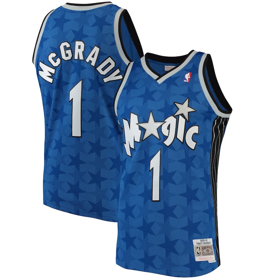 Men's Orlando Magic Tracy McGrady Mitchell & Ness Blue Hardwood Classics Swingman Jersey - Jersey
