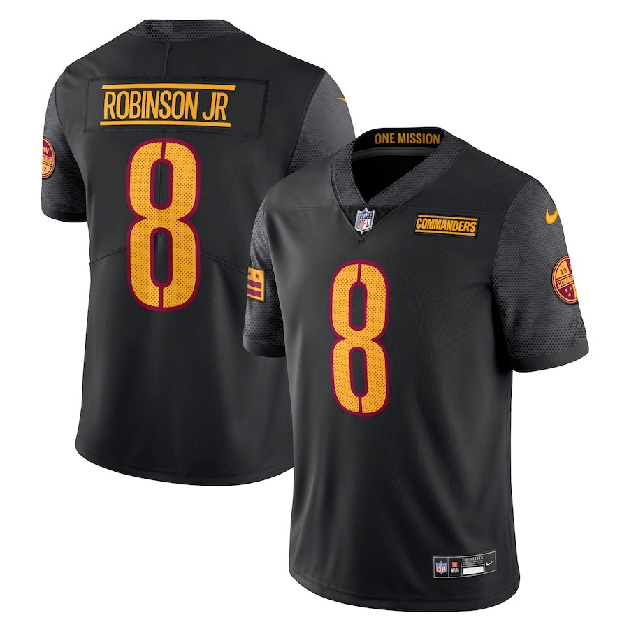 Men's Washington Commanders Brian Robinson Jr. Nike Black  Vapor Untouchable Limited Jersey - Jersey