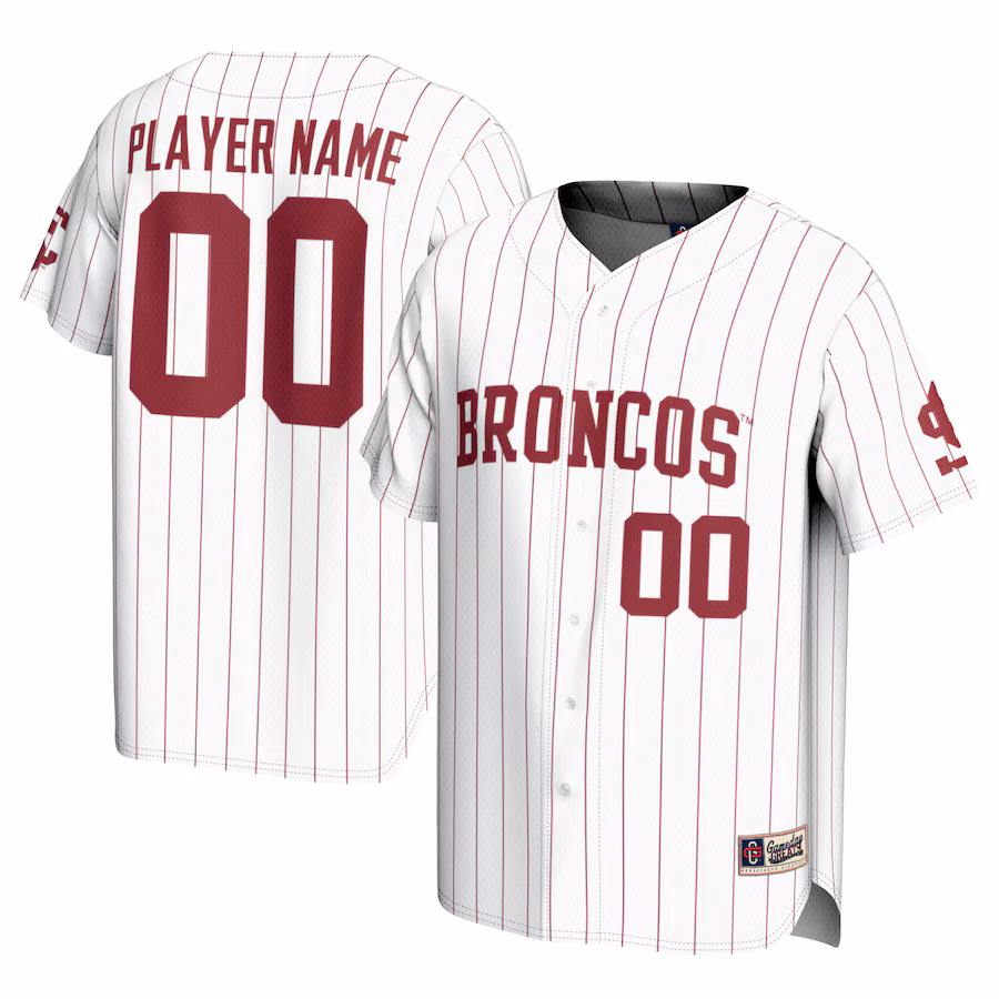 Santa Clara Broncos GameDay Greats Unisex NIL Pick-A-Player Baseball Lightweight Jersey - White - Jersey