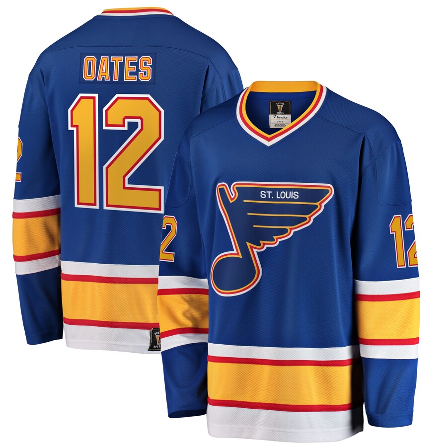 Men's St. Louis Blues Adam Oates Fanatics Branded Blue Premier Breakaway Retired Player Jersey - Jersey