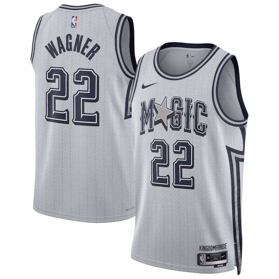 Unisex Orlando Magic Franz Wagner Nike Silver 2024/25 Swingman Player Jersey - City Edition - Jersey