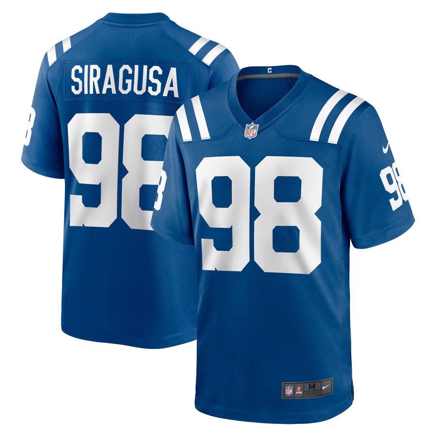 Men's Indianapolis Colts Tony Siragusa Nike Royal Game Retired Player Jersey - Jersey