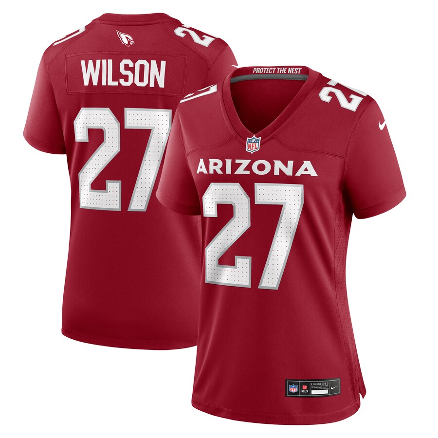 Women's Arizona Cardinals Divaad Wilson Nike  Cardinal Team Game Jersey - Jersey