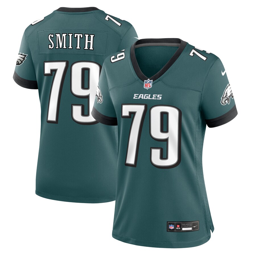 Women's Philadelphia Eagles Lecitus Smith Nike Midnight Green  Game Jersey - Jersey