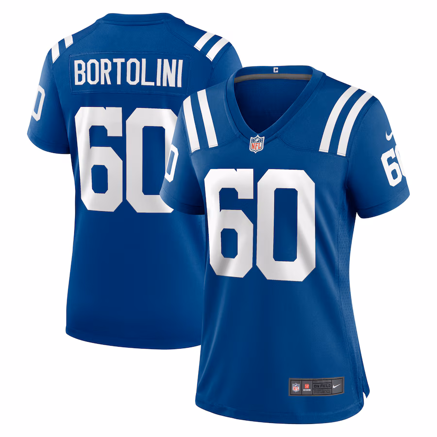 Women's Indianapolis Colts Tanor Bortolini Nike  Royal Game Jersey - Jersey