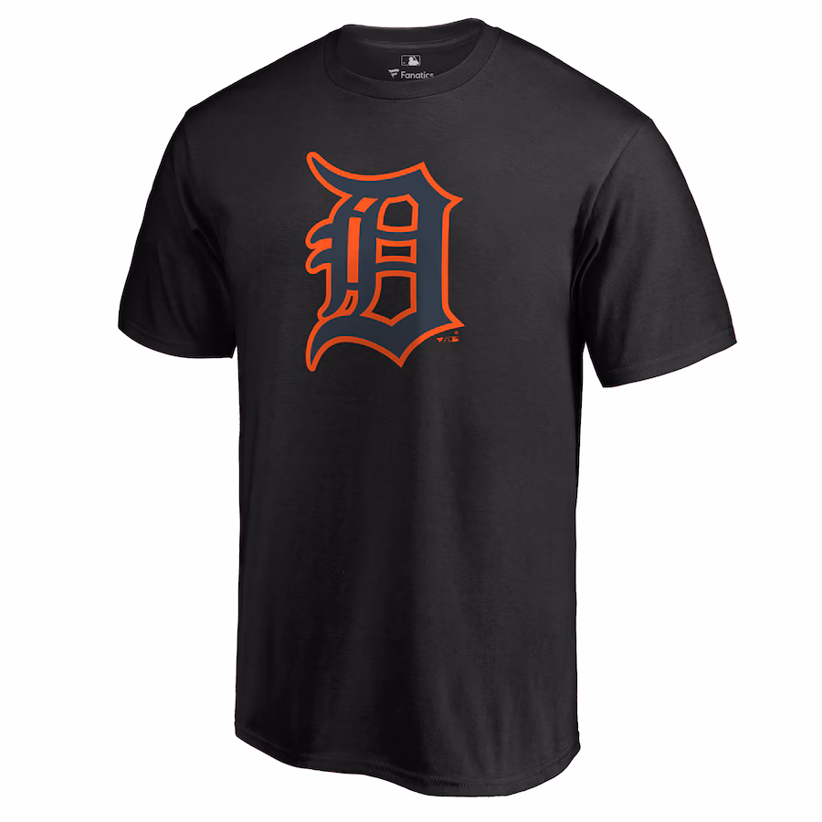 Men's Detroit Tigers Black Taylor T-Shirt - Jersey