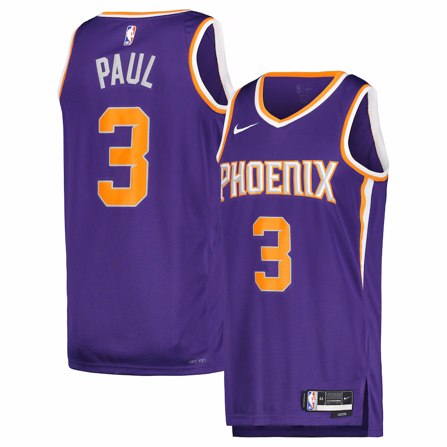 Unisex Phoenix Suns Chris Paul Nike Purple Swingman Jersey - Icon Edition - Jersey
