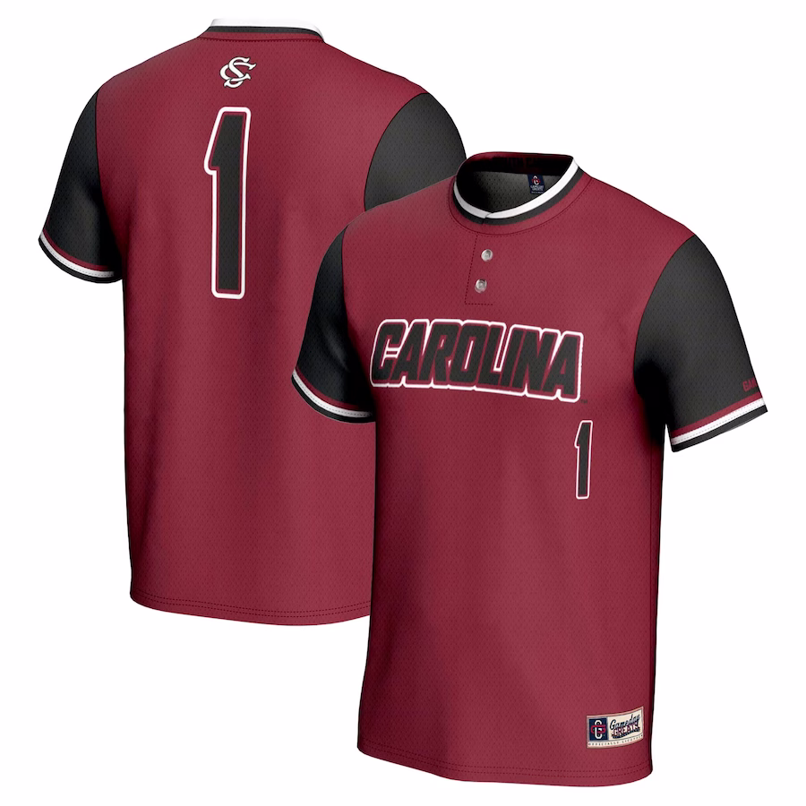 #1 South Carolina Gamecocks GameDay Greats Unisex Lightweight Softball Jersey - Garnet - Jersey