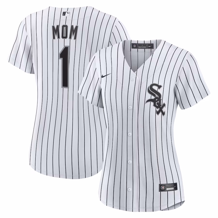 Women's Chicago White Sox Nike White #1 Mom Home Replica Jersey - Jersey
