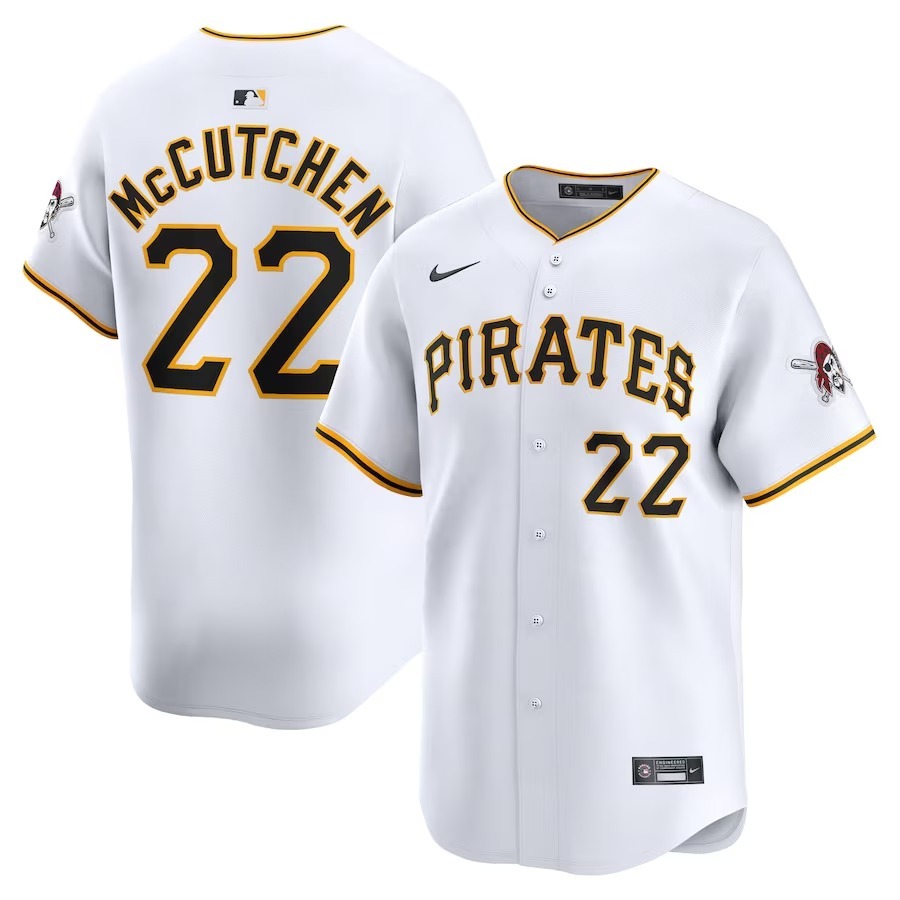 Men's Pittsburgh Pirates Andrew McCutchen Nike White Home Limited Player Jersey - Jersey