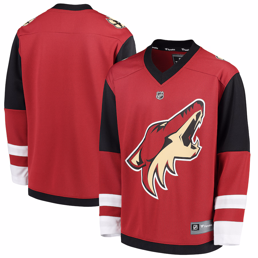 Youth Arizona Coyotes Fanatics Red Home Replica Blank Jersey - Jersey