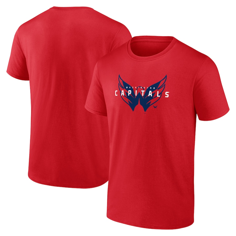 Men's Washington Capitals Red Coordinate T-Shirt - Jersey