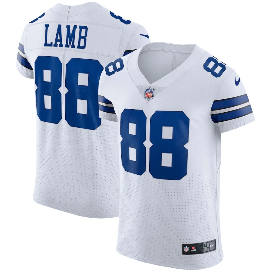 Men's Dallas Cowboys CeeDee Lamb Nike White Vapor Elite Jersey - Jersey