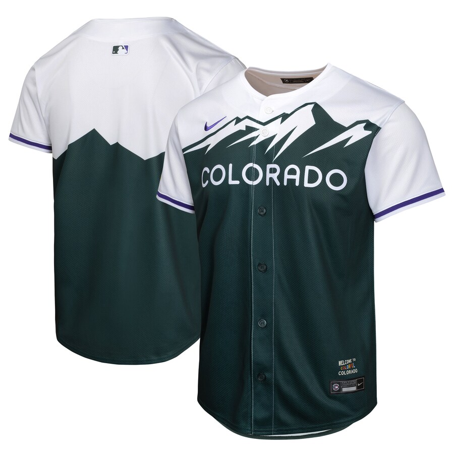 Youth Colorado Rockies  Nike Green City Connect Limited Jersey - Jersey
