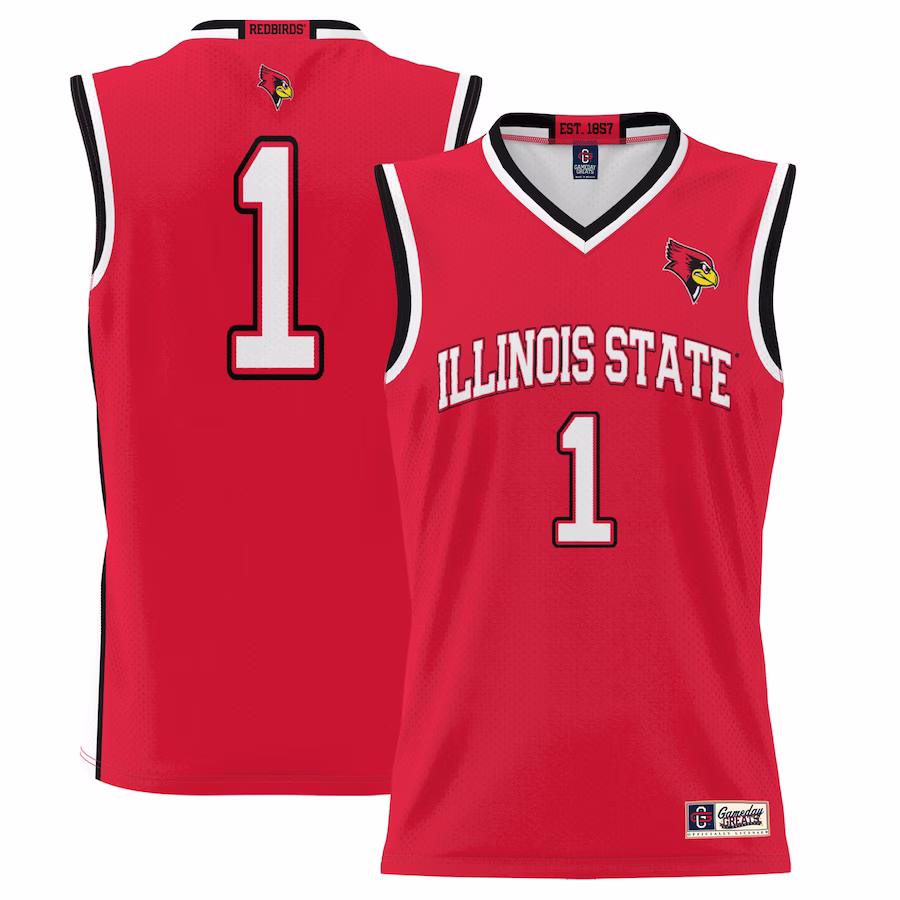 #1  Illinois State Redbirds GameDay Greats  Lightweight Basketball Jersey - Red - Jersey