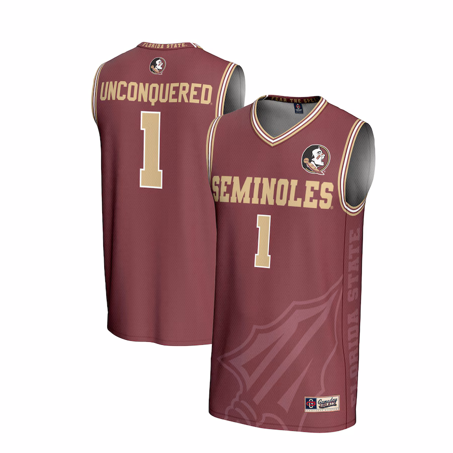 Unisex GameDay Greats #1 Garnet Florida State Seminoles Lightweight Icon Print Basketball Jersey - Jersey
