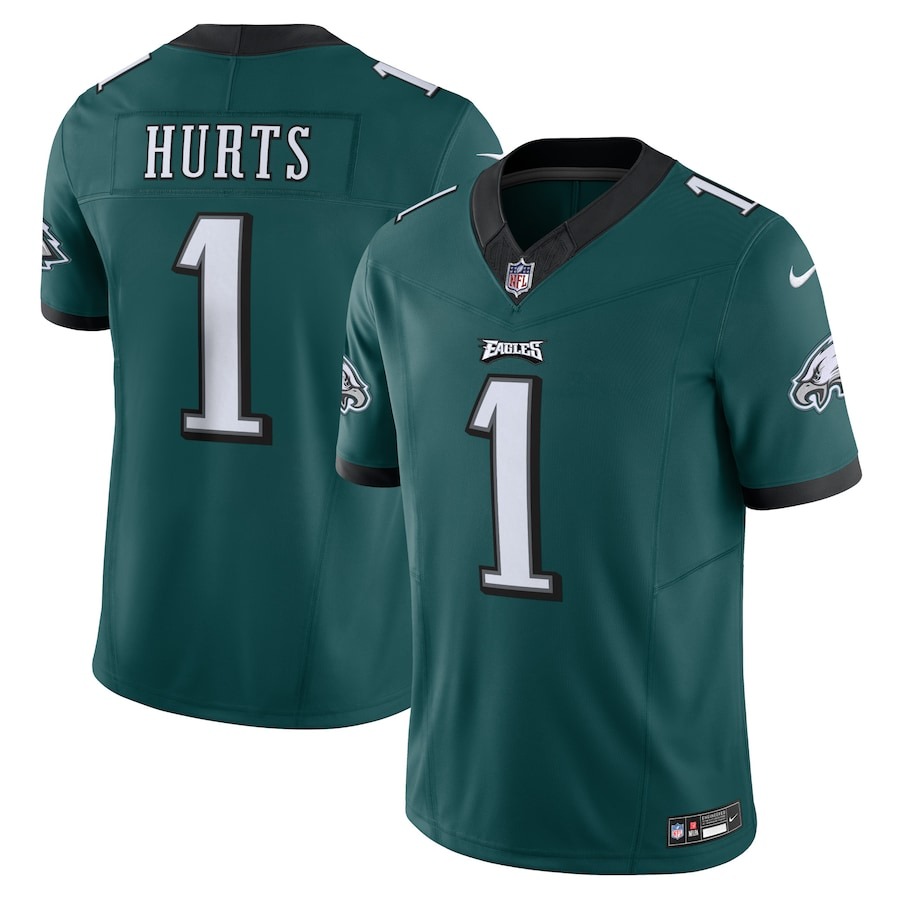 Men's Philadelphia Eagles Jalen Hurts Nike Green Vapor F.U.S.E. Limited Jersey - Jersey
