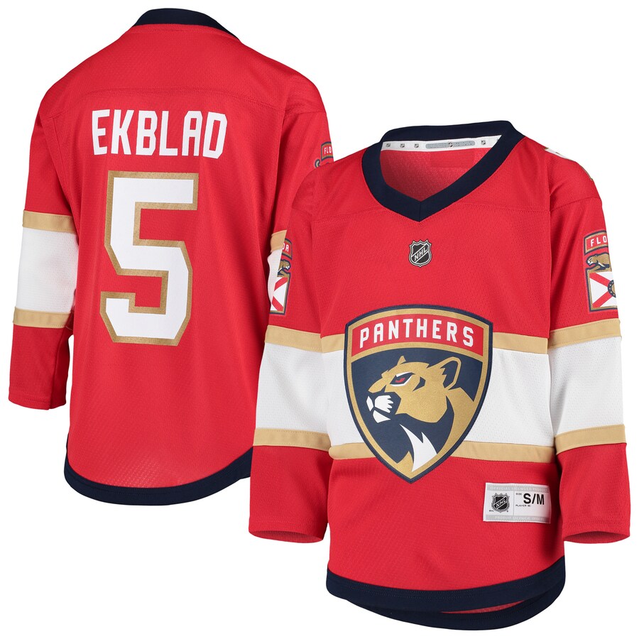 Youth Florida Panthers Aaron Ekblad Red Home Replica Player Jersey - Jersey