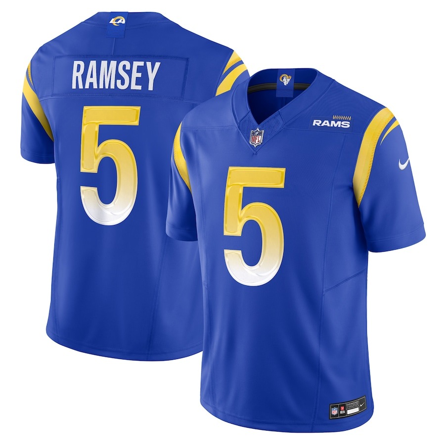 Men's Los Angeles Rams Jalen Ramsey Nike Royal Vapor F.U.S.E. Limited Jersey - Jersey