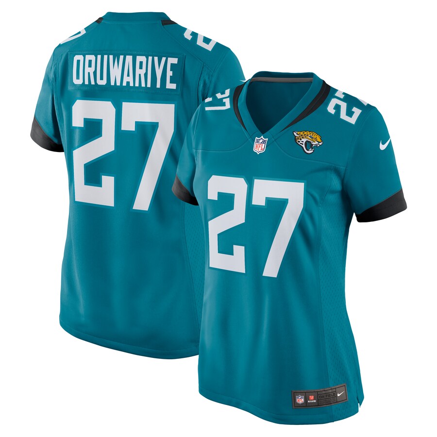 Women's Jacksonville Jaguars Amani Oruwariye Nike  Teal  Game Jersey - Jersey