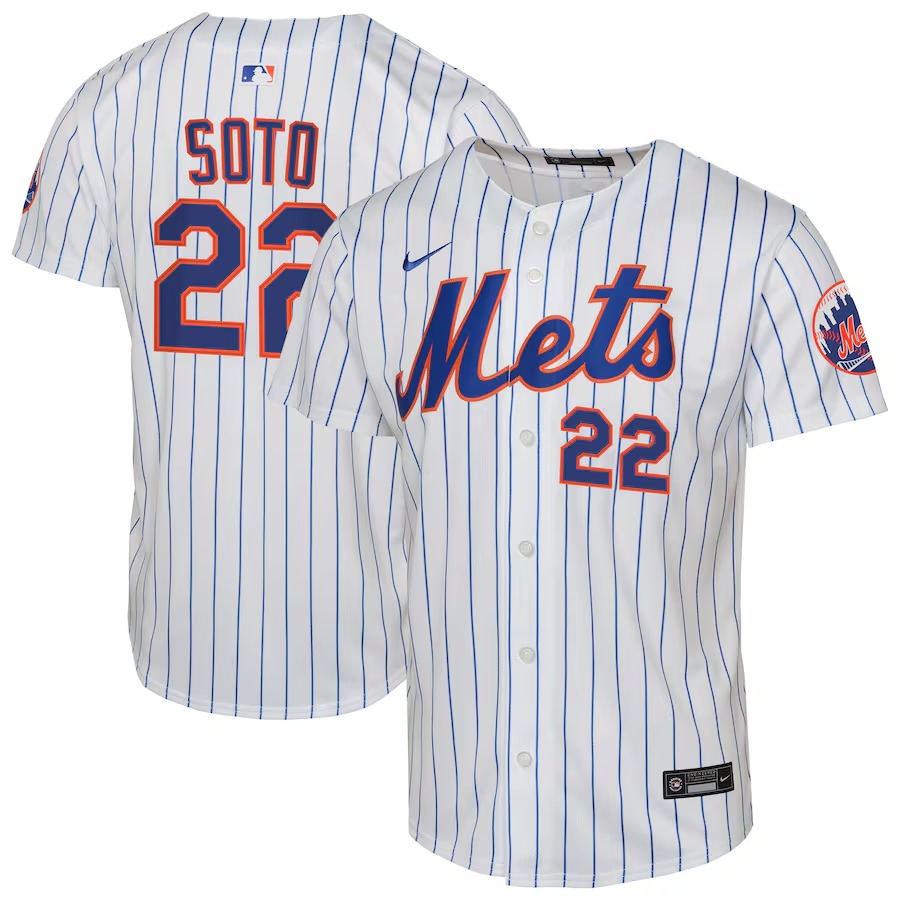 Youth New York Mets Juan Soto Nike White Home Limited Player Jersey - Jersey
