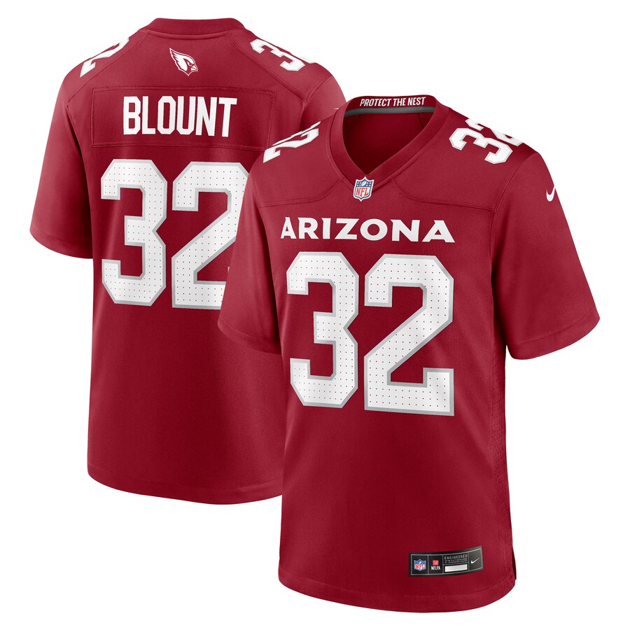 Men's Arizona Cardinals Joey Blount Nike  Cardinal  Game Jersey - Jersey
