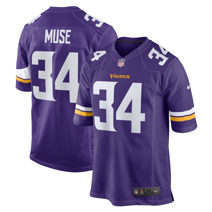 Men's Minnesota Vikings Nick Muse Nike Purple Home Game Player Jersey - Jersey