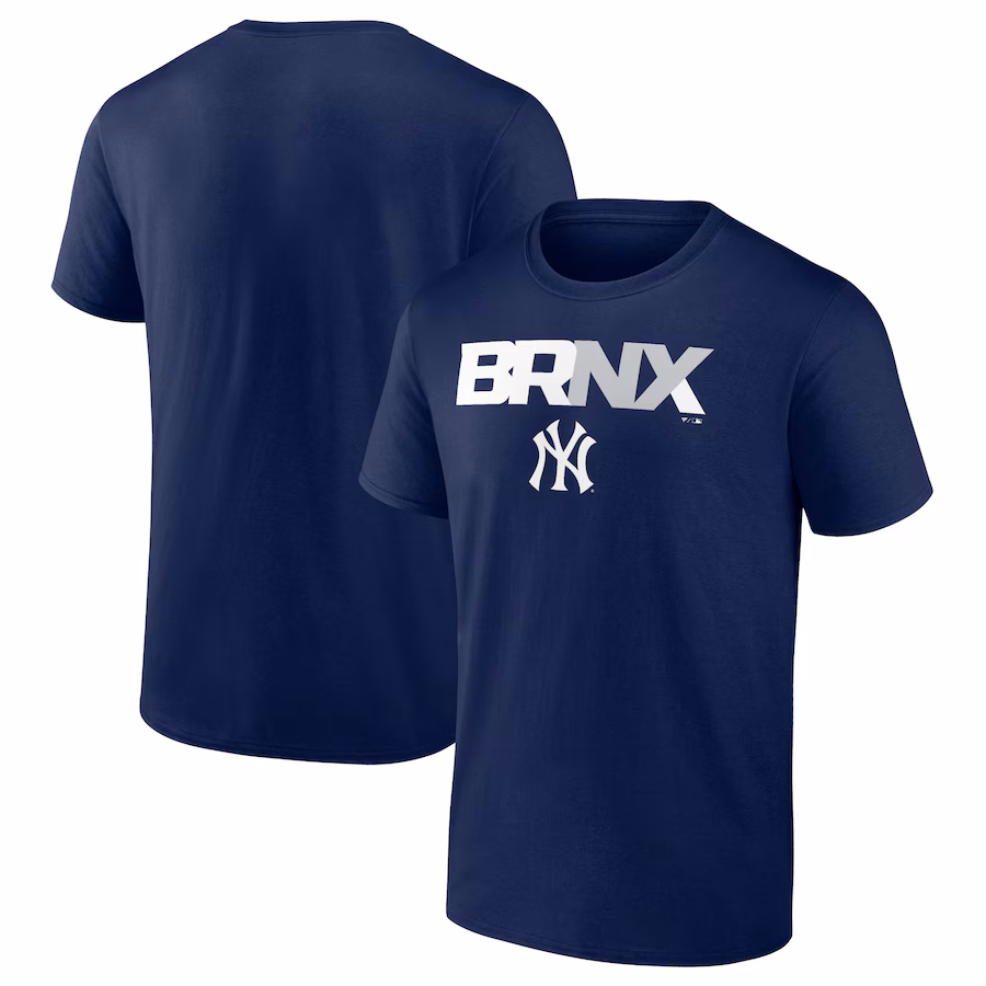 Men's New York Yankees Navy Hometown BRNX T-Shirt - Jersey