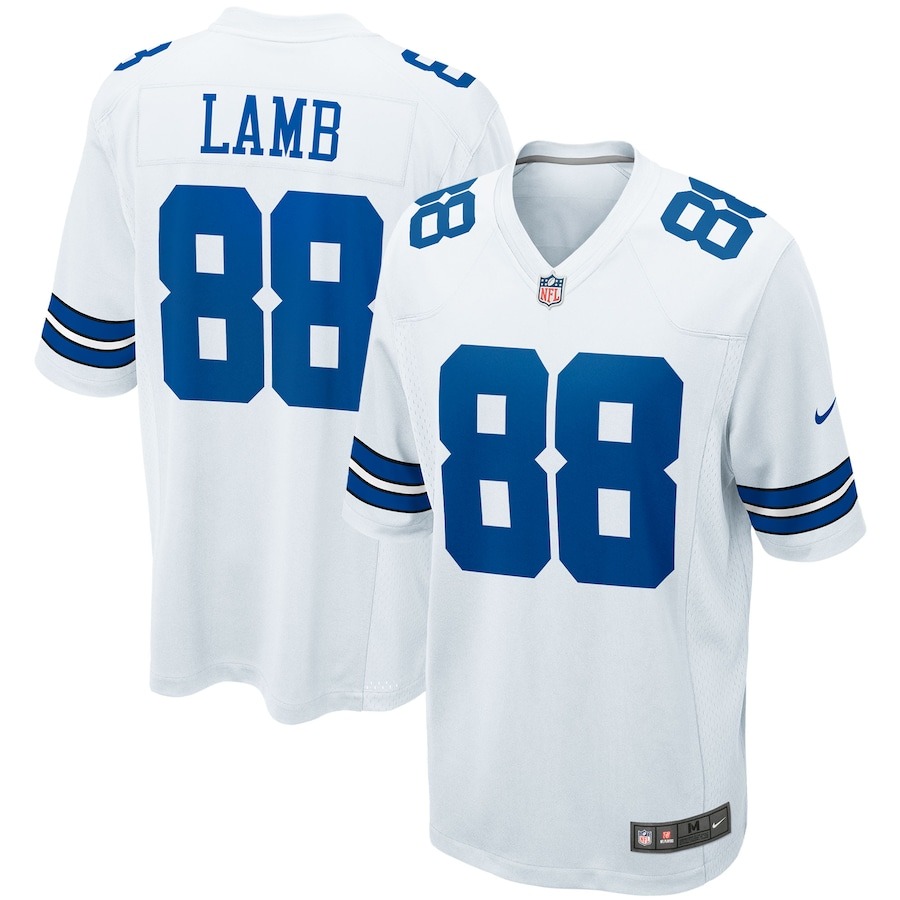 Men's Dallas Cowboys CeeDee Lamb Nike White Game Team Jersey - Jersey