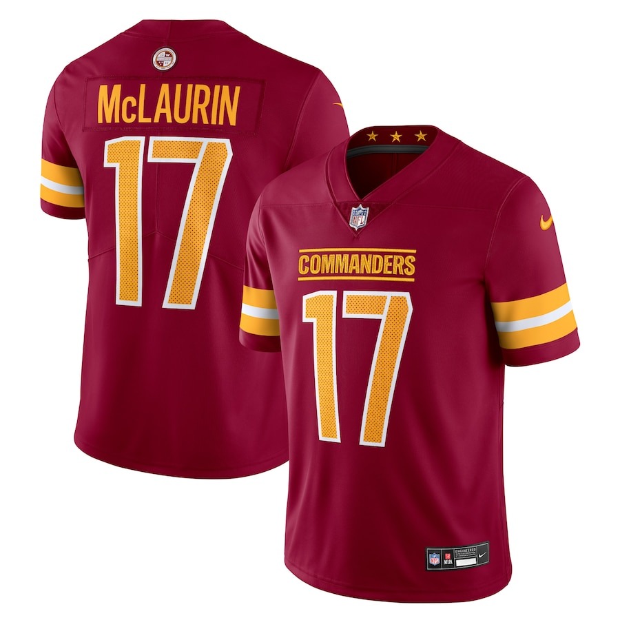 Men's Washington Commanders Terry McLaurin Nike Burgundy  Vapor Untouchable Limited Jersey - Jersey