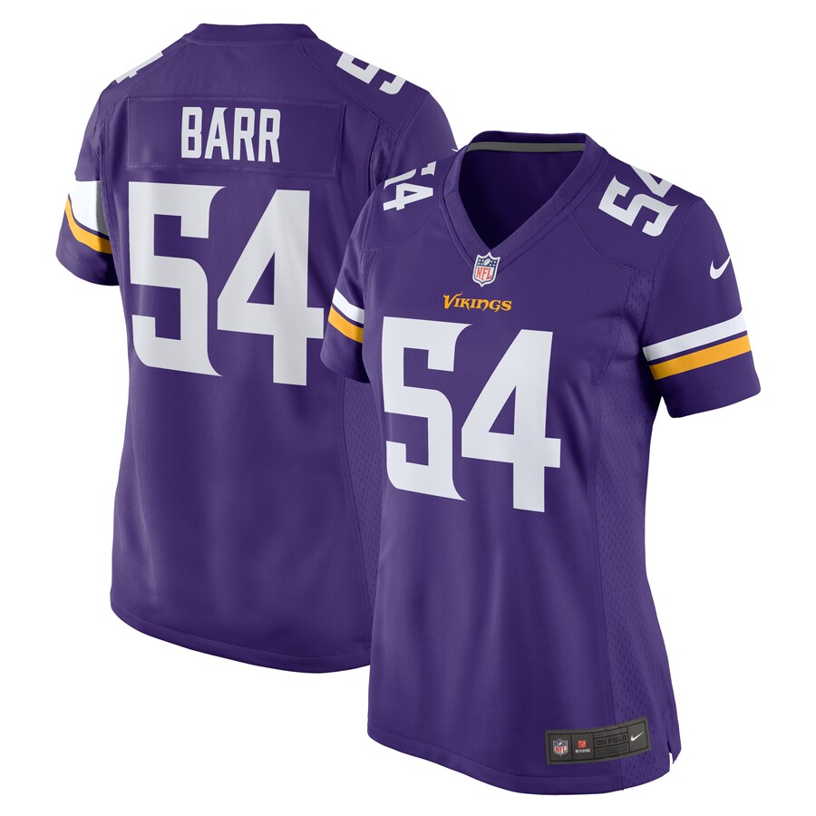 Women's Minnesota Vikings Anthony Barr Nike  Purple Team Game Jersey - Jersey