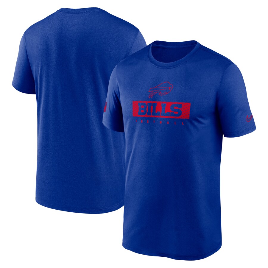 Men's Buffalo Bills Nike Royal Sideline Legend Performance T-Shirt - Jersey