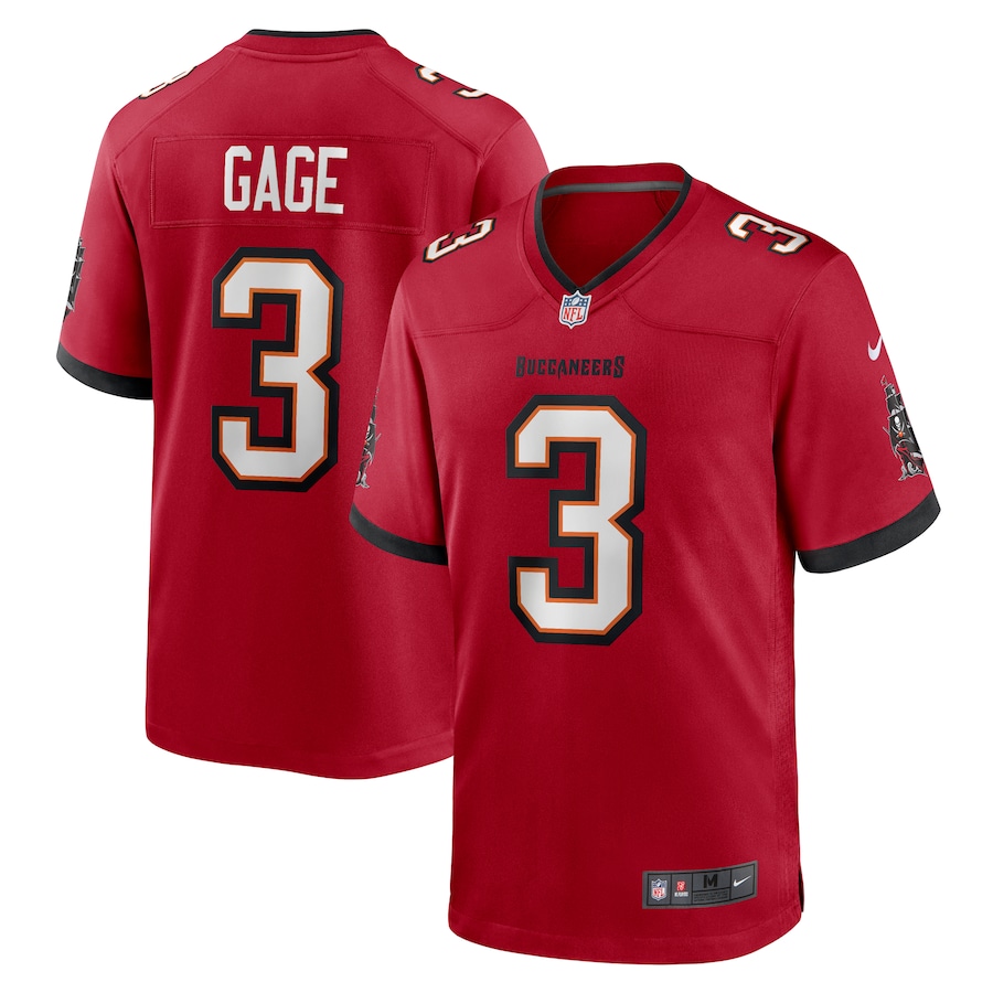 Men's Tampa Bay Buccaneers Russell Gage Nike  Red  Game Jersey - Jersey