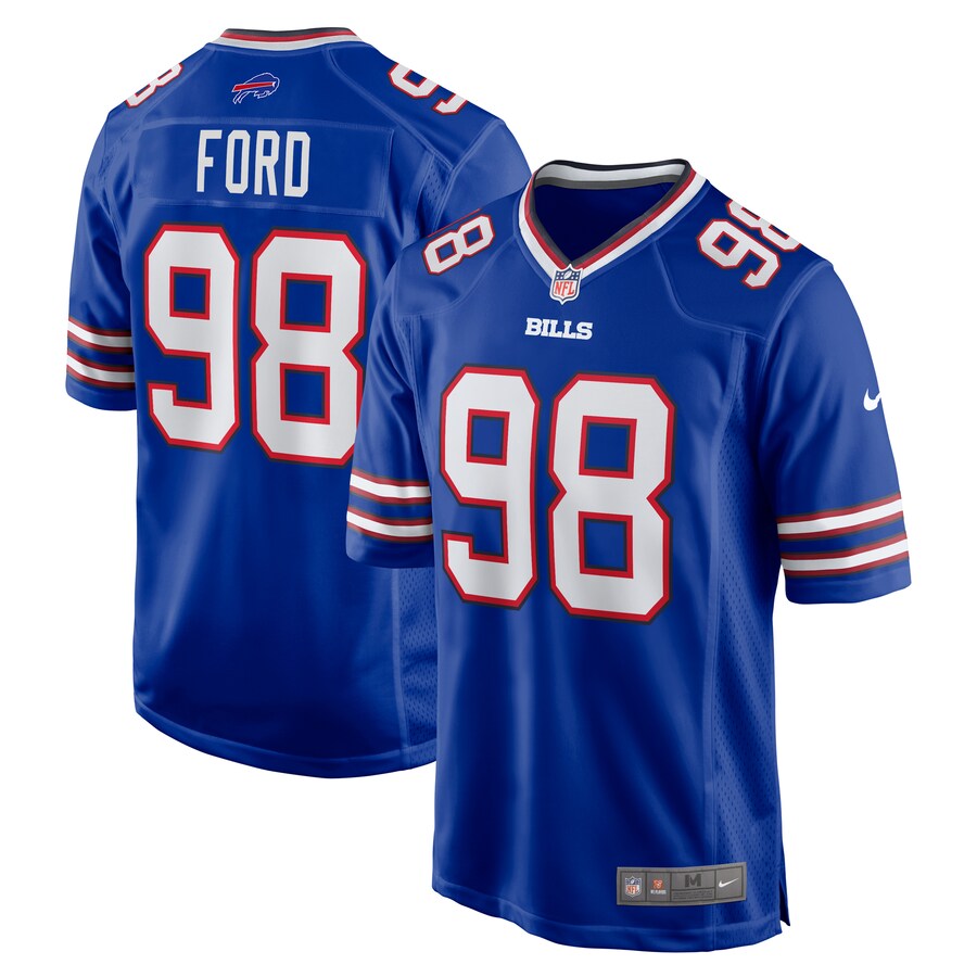 Men's Buffalo Bills Poona Ford Nike Royal Home Game Jersey - Jersey