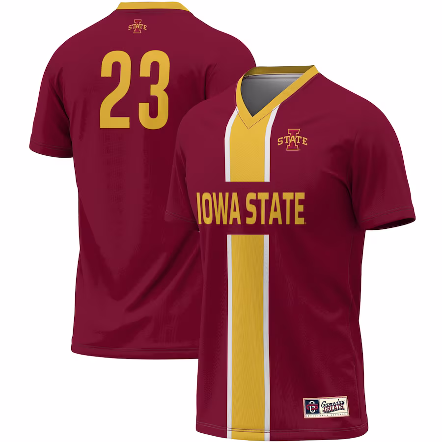#1 Iowa State Cyclones ProSphere Unisex Lightweight Soccer Jersey - Cardinal - Jersey