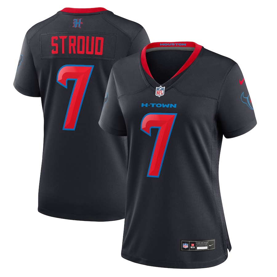 Men's Houston Texans C.J. Stroud Nike Navy Alternate Game Jersey - Jersey
