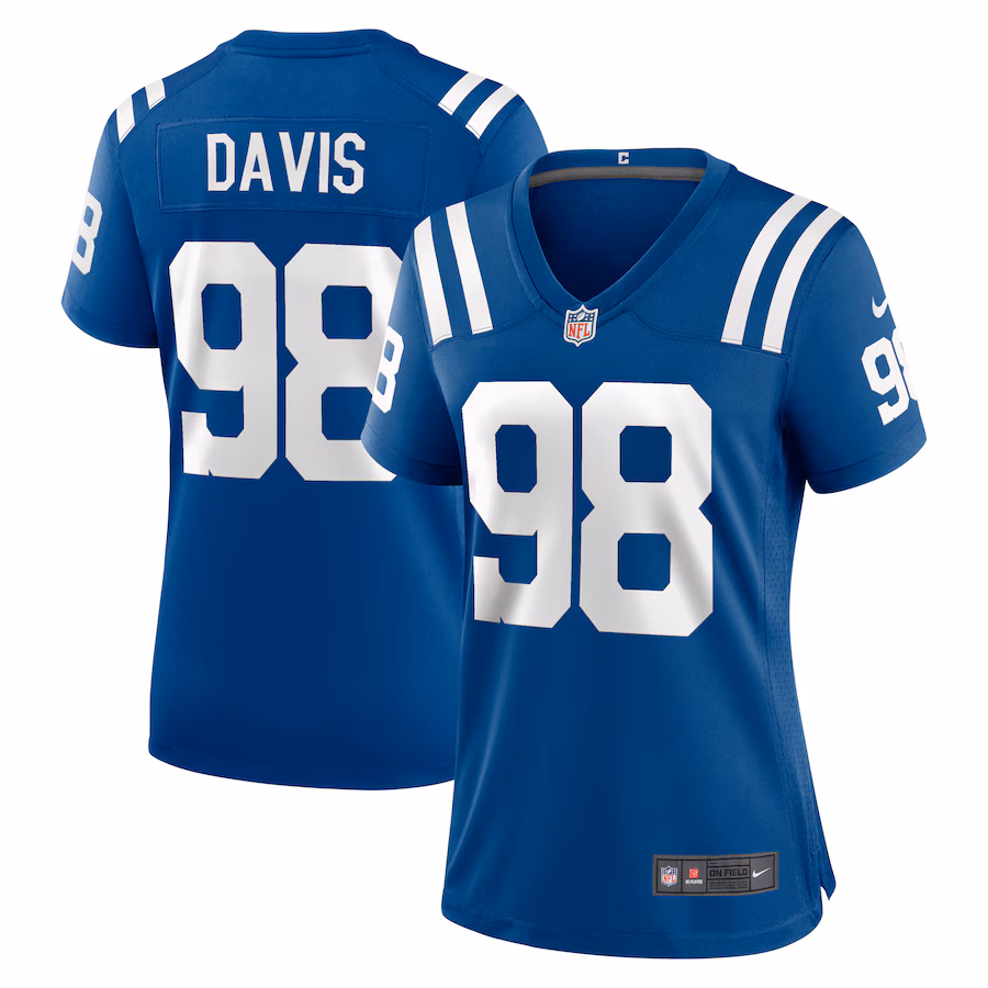 Women's Indianapolis Colts Raekwon Davis Nike  Royal Game Jersey - Jersey