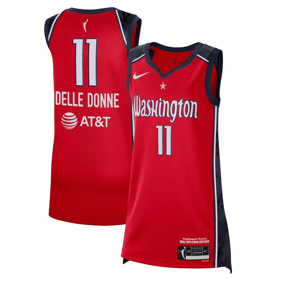 Women's Washington Mystics Elena Delle Donne Nike Red 2021 Explorer Edition Victory Player Jersey - Jersey
