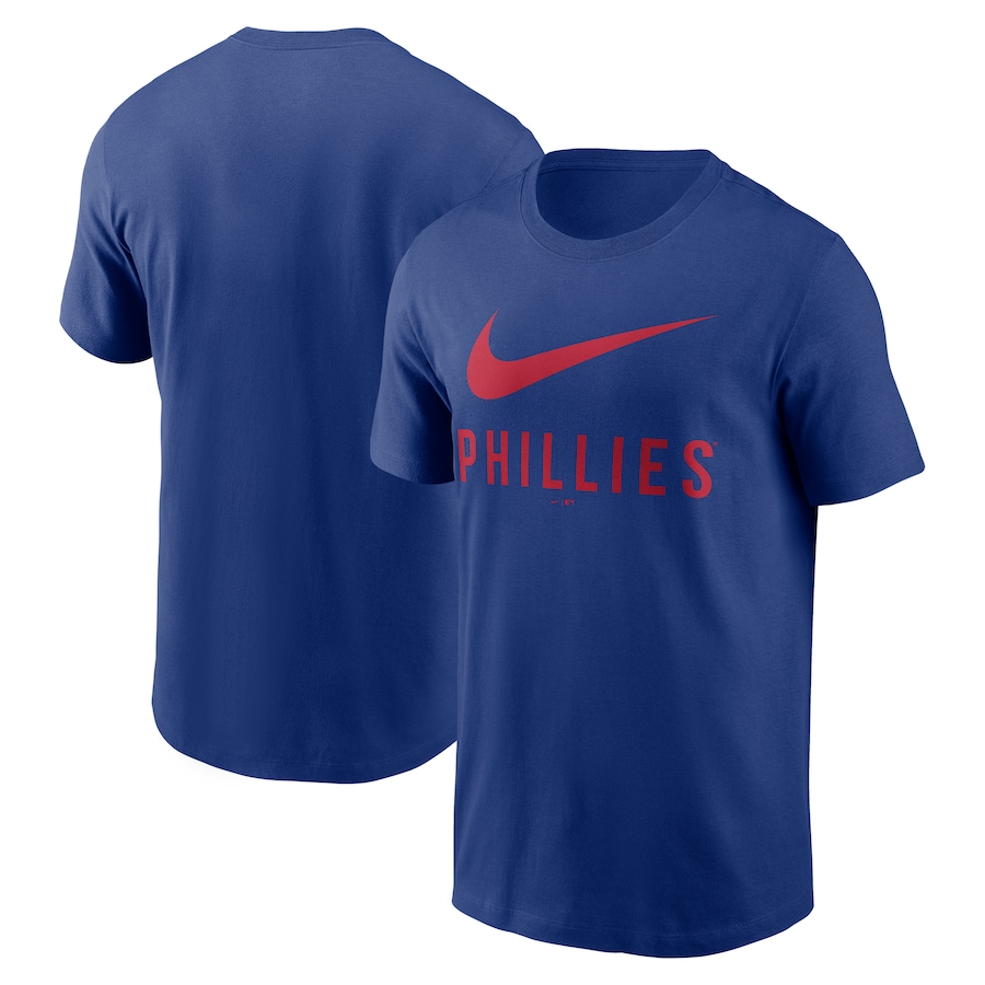Men's Philadelphia Phillies Nike Royal Swoosh T-Shirt - Jersey