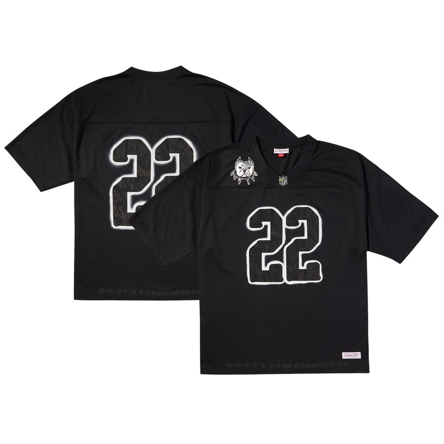 Men's Mitchell & Ness Black ÑFL Por La Cultura x CHITO Limited Edition Jersey - Jersey
