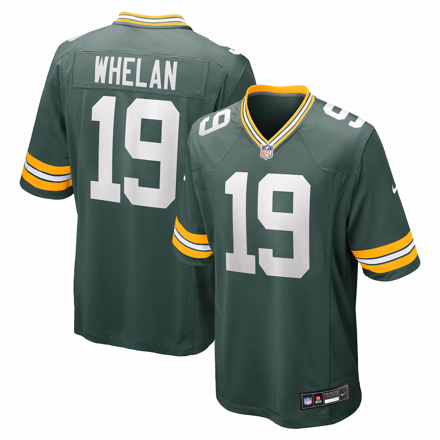 Men's Green Bay Packers Daniel Whelan Nike Green Game Jersey - Jersey