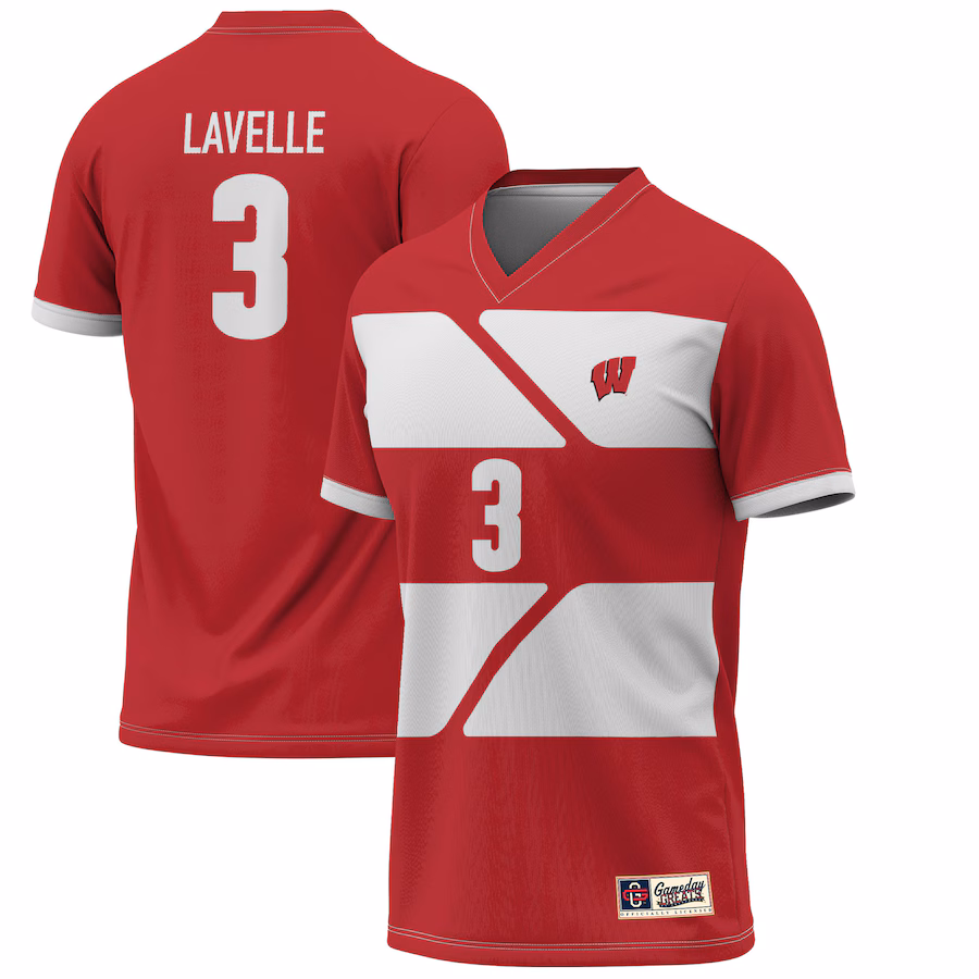 Youth GameDay Greats Rose Lavelle Red Wisconsin Badgers Lightweight Alumni Soccer Jersey - Jersey