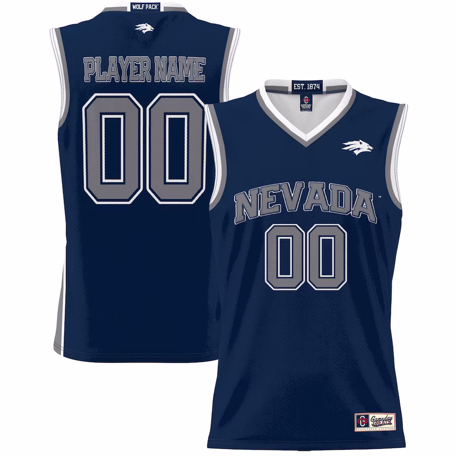 Nevada Wolf Pack GameDay Greats Youth NIL Pick-A-Player Lightweight Basketball Jersey - Navy - Jersey