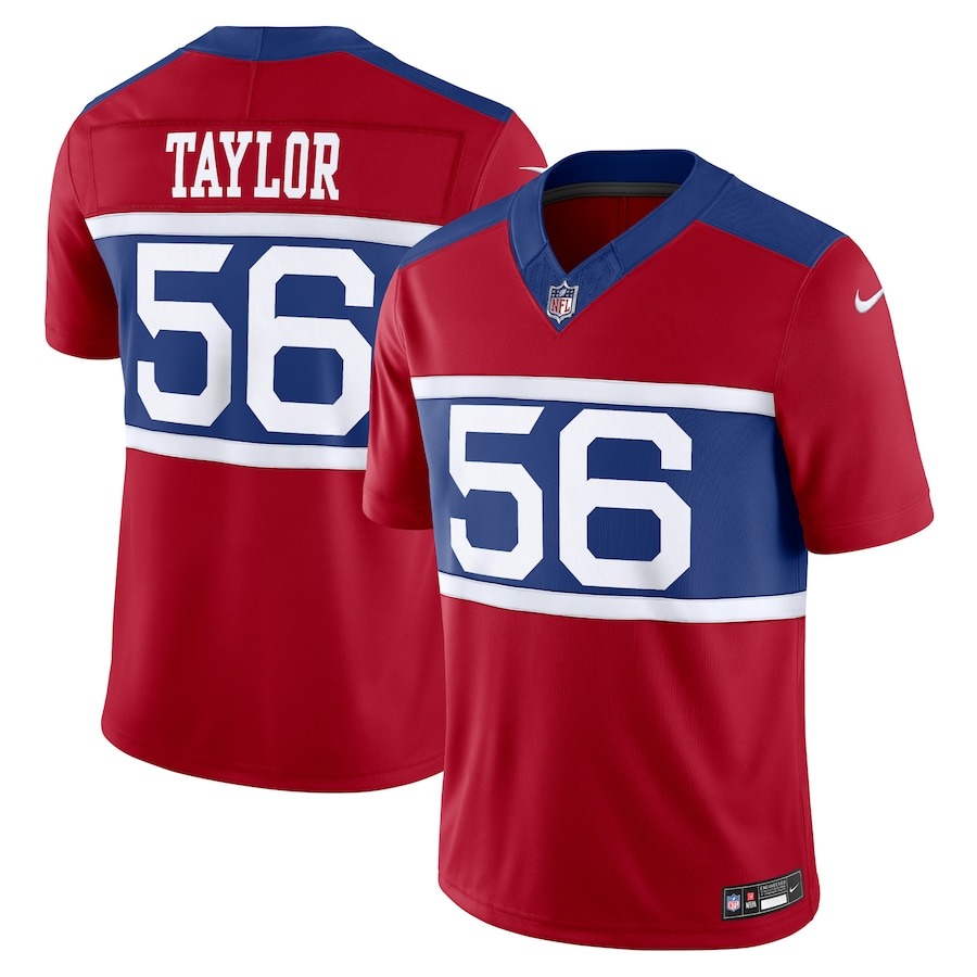Men's New York Giants Lawrence Taylor Nike Century Red Alternate Vapor F.U.S.E. Retired Player Limited Jersey - Jersey