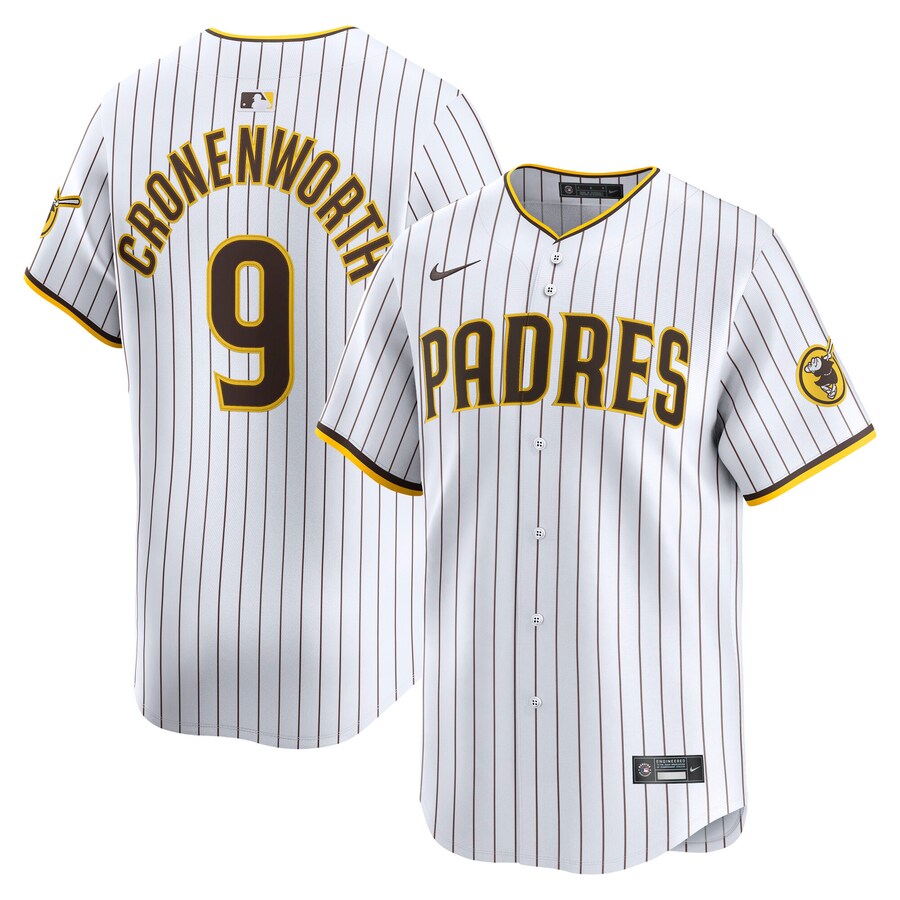 Men's San Diego Padres Jake Cronenworth Nike White Alternate Limited Player Jersey - Jersey
