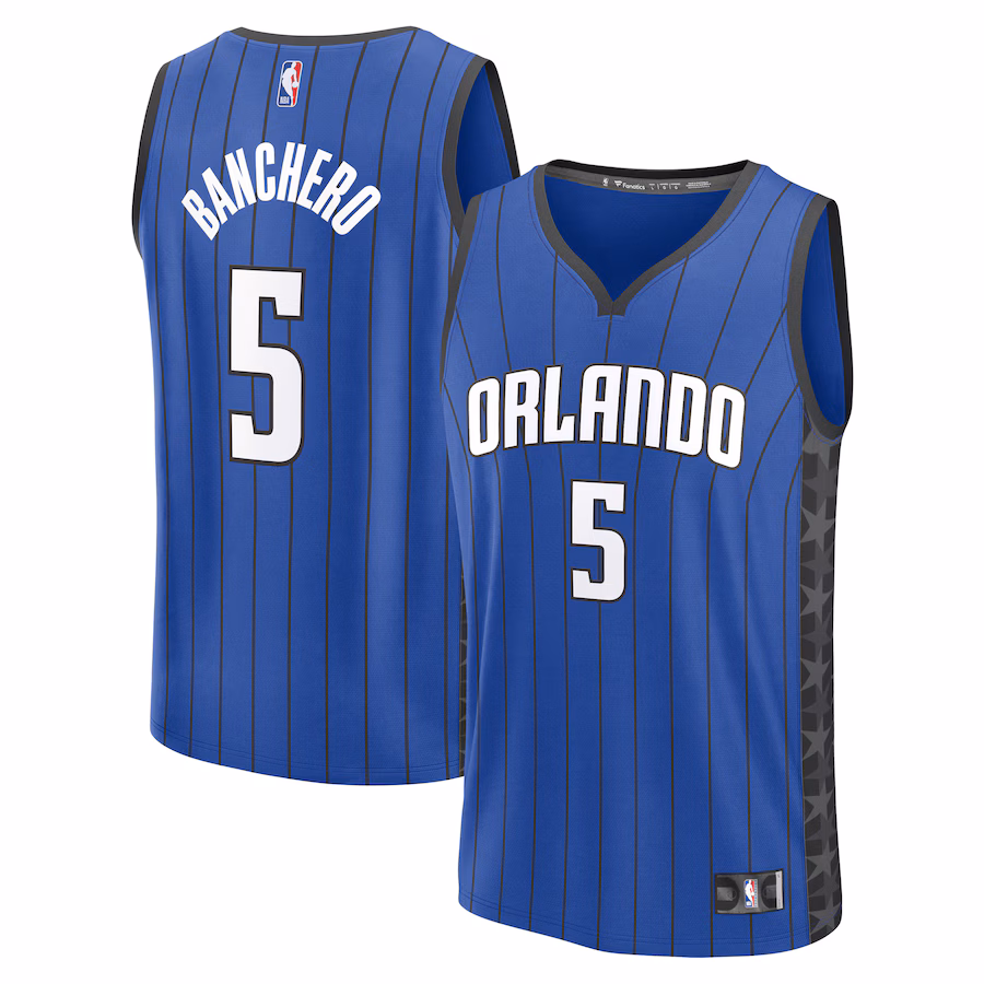 Youth Orlando Magic Paolo Banchero Fanatics Blue Fast Break Replica Player Jersey - Statement Edition - Jersey