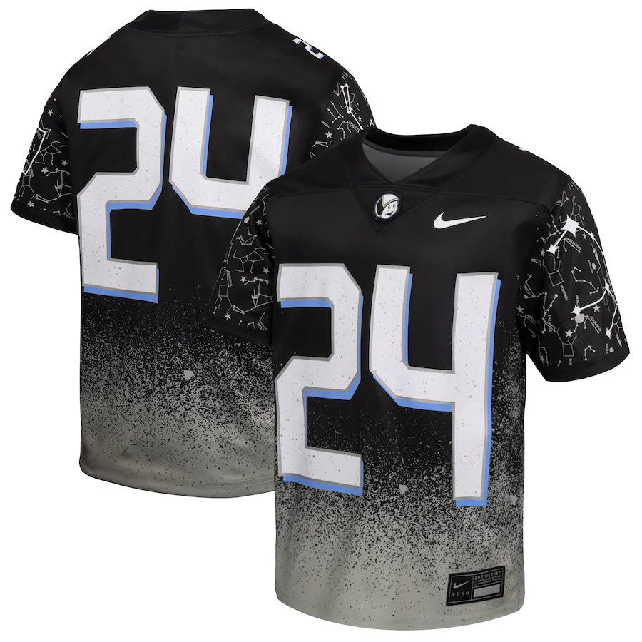Youth Nike #24 Black UCF Knights 2024 Space Game Alternate Game Jersey - Jersey