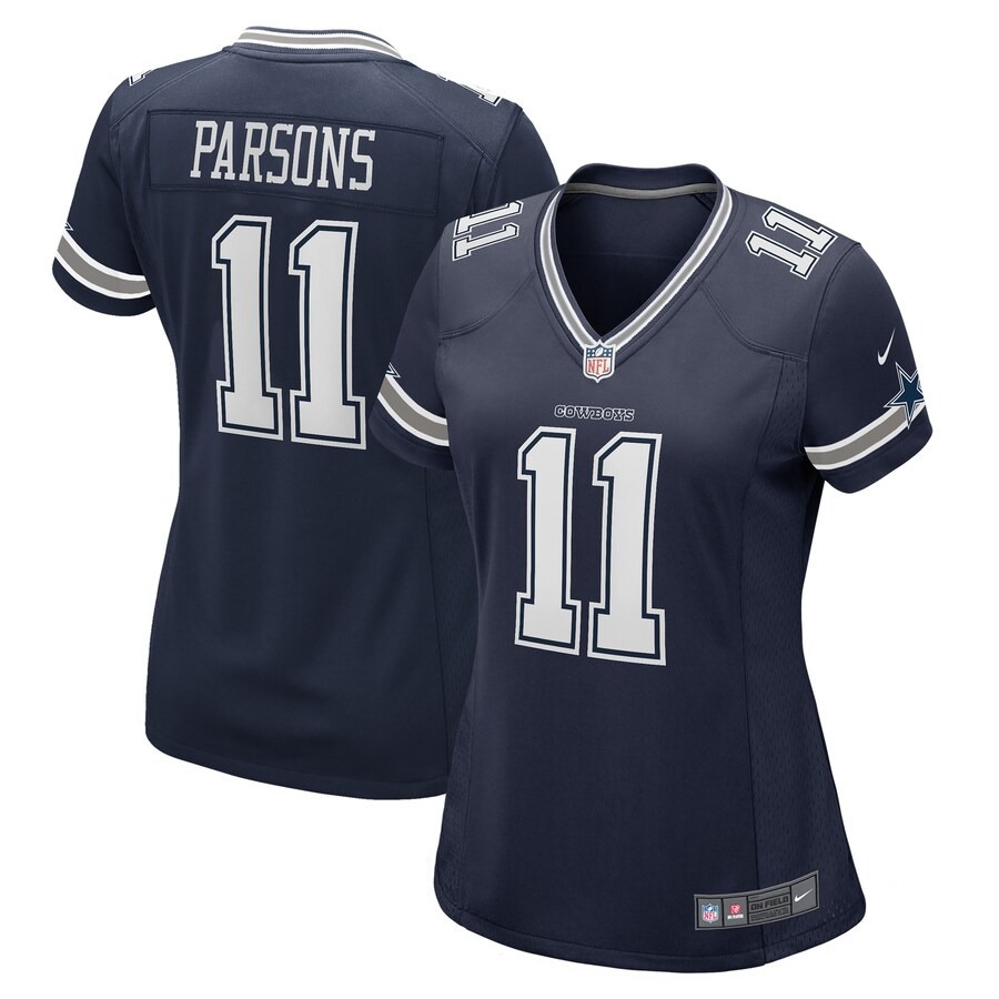 Women's Dallas Cowboys Micah Parsons Nike Navy Game Player Jersey - Jersey