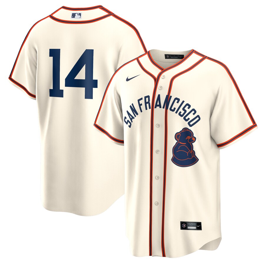 Men's San Francisco Giants Patrick Bailey Nike Cream 2024 Rickwood Classic Replica Player Jersey - Jersey